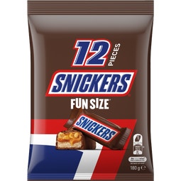 SNICKERS Milk Chocolate Share Bag 12 Piece 180g image