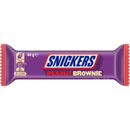Snickers Peanut Brownie Milk Chocolate Bar 44g image