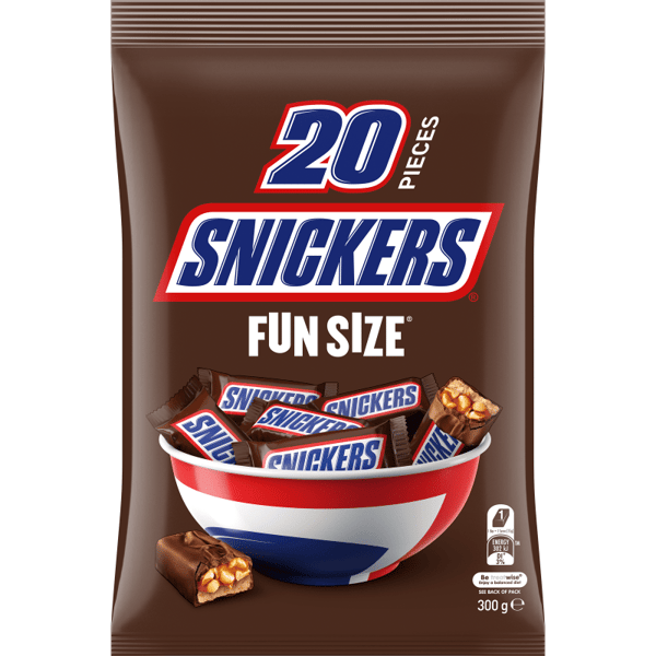 SNICKERS Fun Size Sharepack 20 pieces 300 g